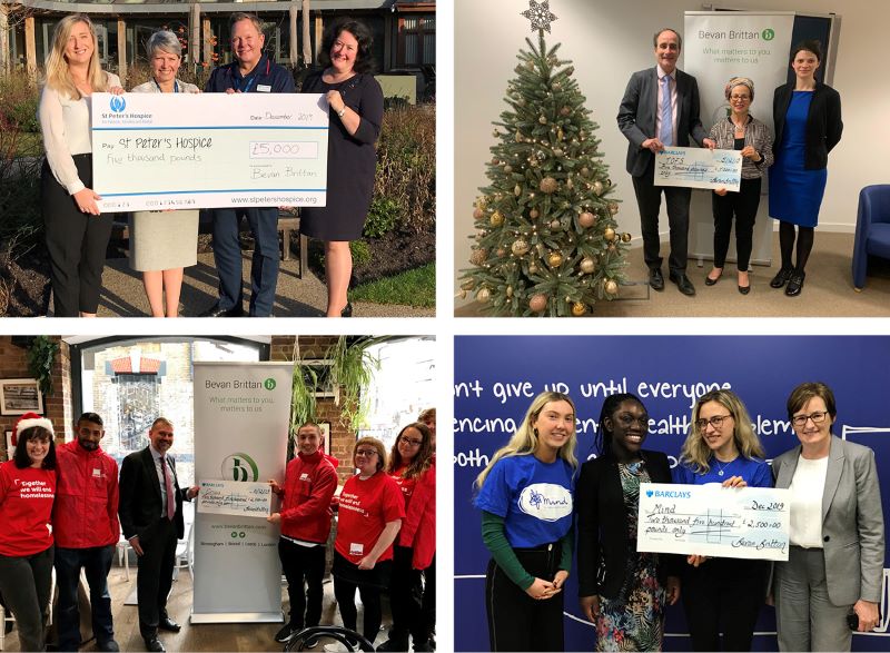 Christmas charity donations