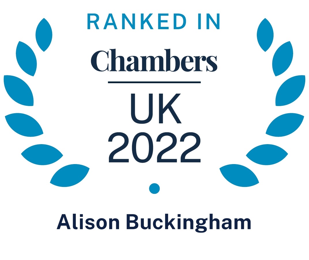 Alison Buckingham - Chambers 2022
