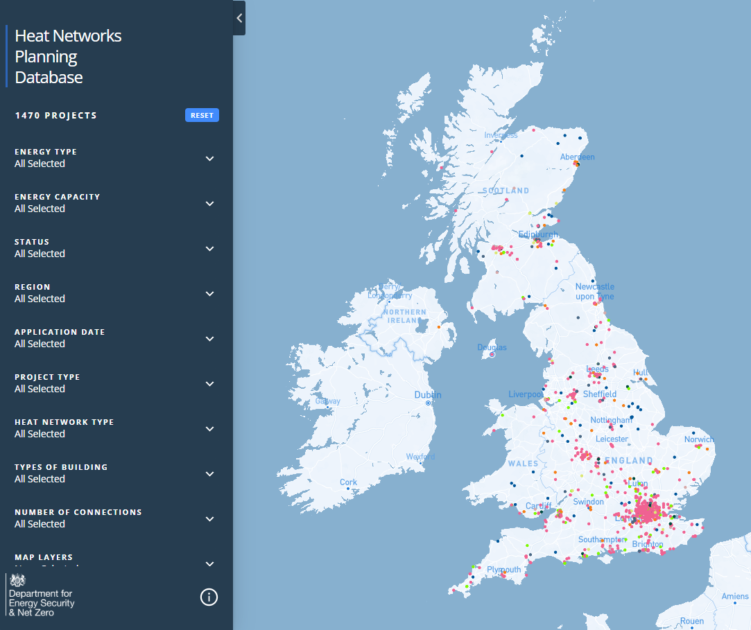 Heat Networks Planning Database
