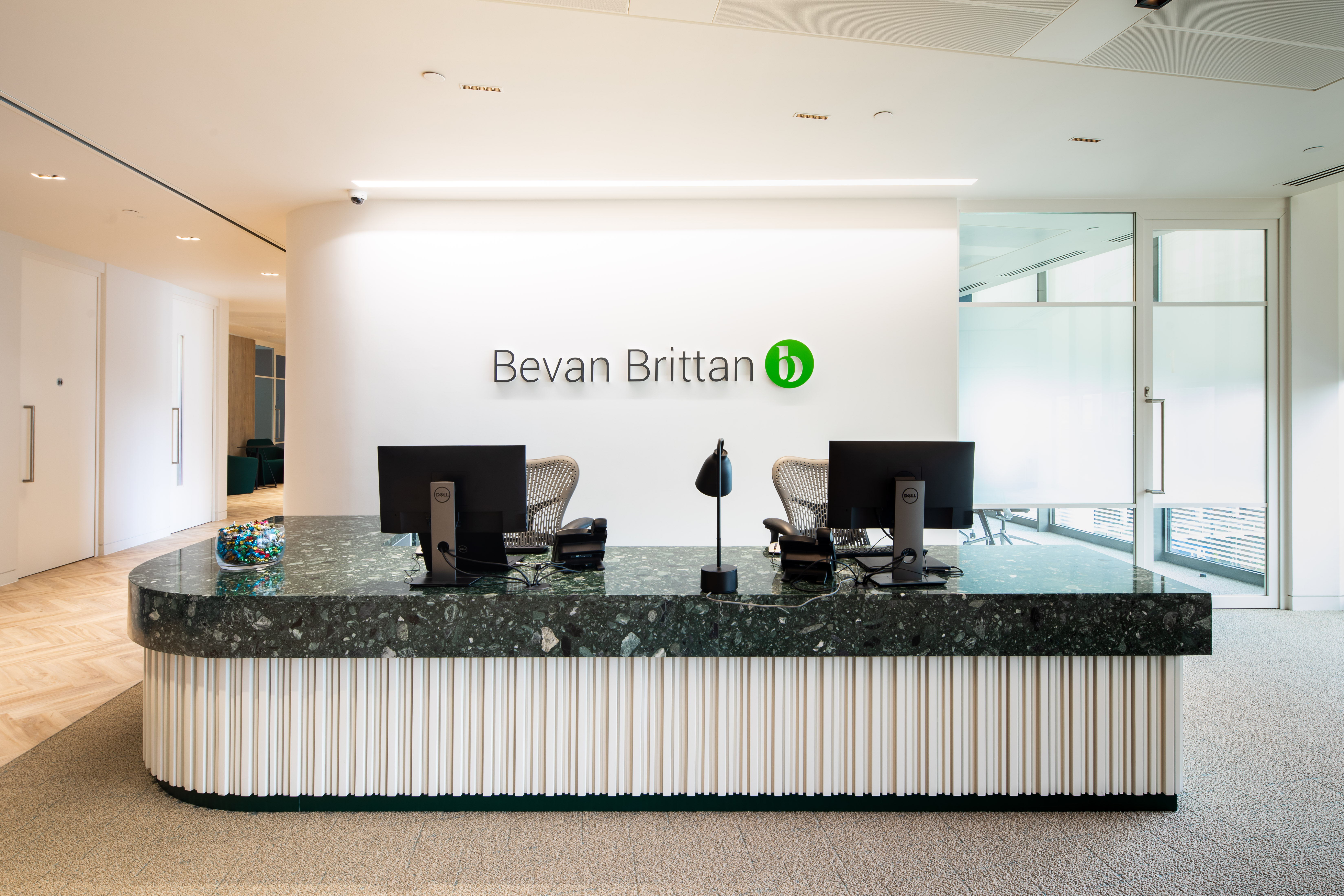 London office page - Reception